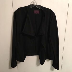 🎻 Classy Open Front Faux Suede Jacket